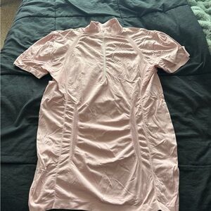 Pink Half-Zip equine riding Top by goode rider.